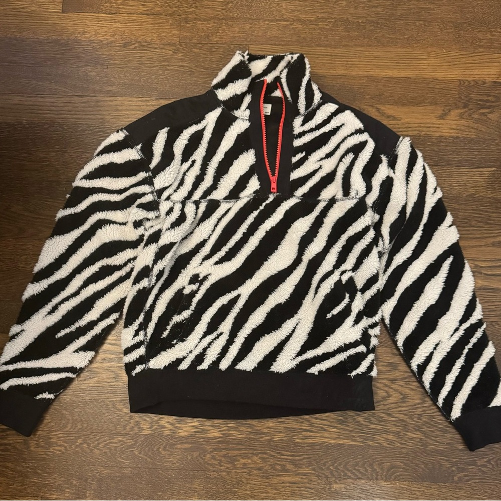 Rag & Bone Zebra Half Zip Pullover- New With Tags!